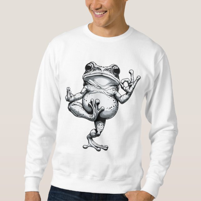 Sudadera Obra Maestra de la Rana Zen (Anverso)