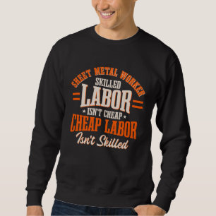 Sudadera Obrero de chapa metálica herrero metalurgia especi