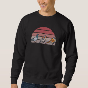 Sudadera Observación de aves retro