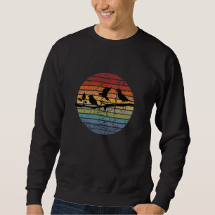 Sudadera Observación de Aves Retro