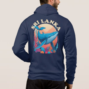 Sudadera Observación de ballenas azules en Sri Lanka