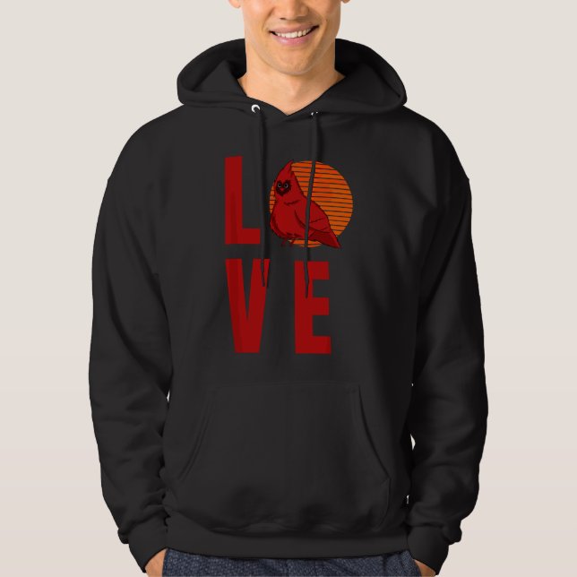 Sudadera Observación de Cardenal Rojo (Anverso)
