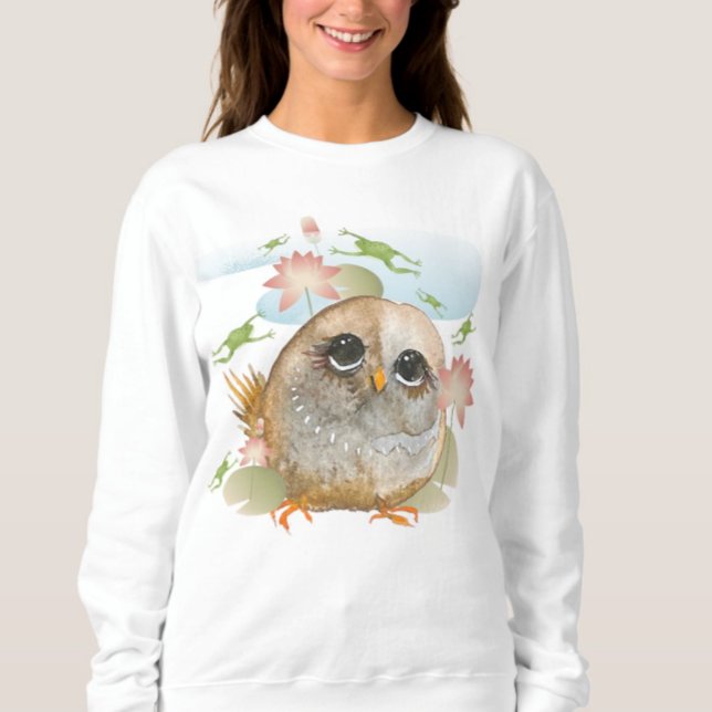 Sudadera OBSERVAR el diseño B4 U LEAP en la parte delantera (Subido por el creador)