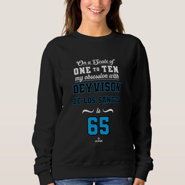 Sudadera Obsesión Deyvison De Los Santos 65 Miami MLBPA (Anverso)