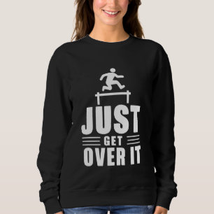 Sudadera Obstáculos A La Pista De Salto Del Atleta