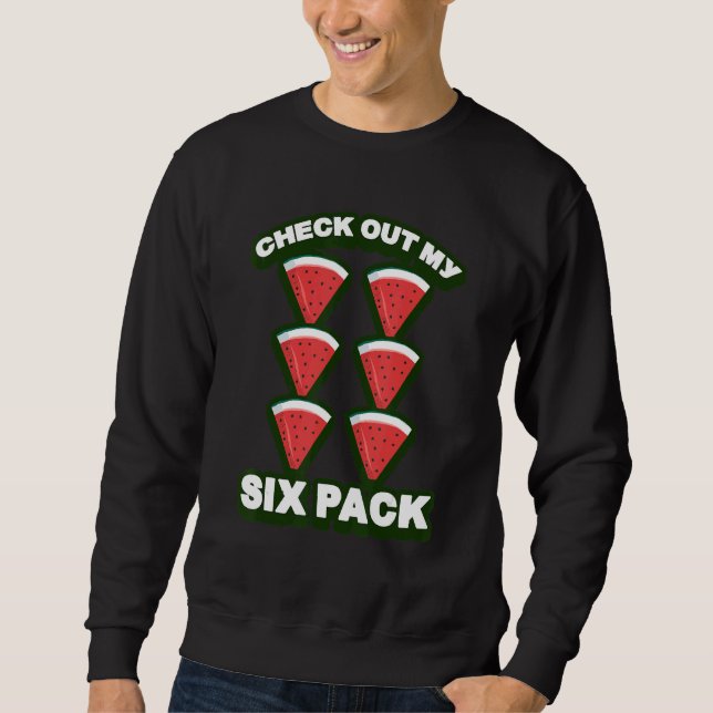 Sudadera Obtén Mi Gimnasio De Verano De Six Pack Y La sandí (Anverso)