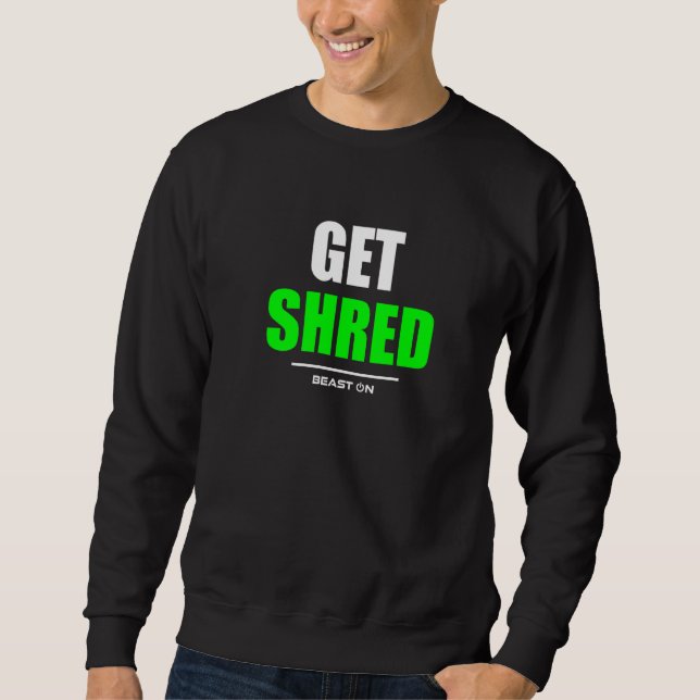 Sudadera Obtener Gimnasio Shred Fitness Entrenamiento Bodyb (Anverso)