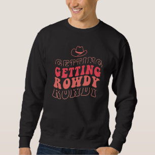 Sudadera Obteniendo Alboroto Casándose Fiesta de Soltera M