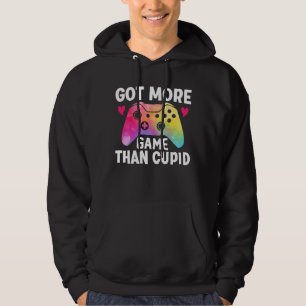 Sudadera Obtuve más juego que el juego de video Cupid Valen