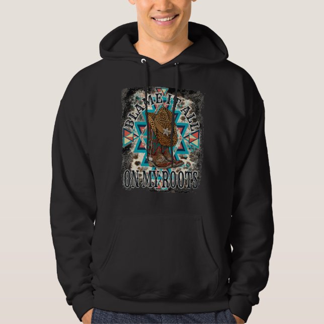 Sudadera Occidente le echa la culpa a todas mis raíces azte (Anverso)