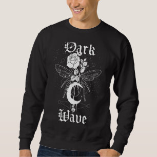 Sudadera Occult Gótico Luna Punk gótico Grunge Ola oscura 2