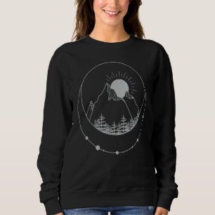 Sudadera Occult Mystic Magic Indoorsy Outdoorsy Mountain Su