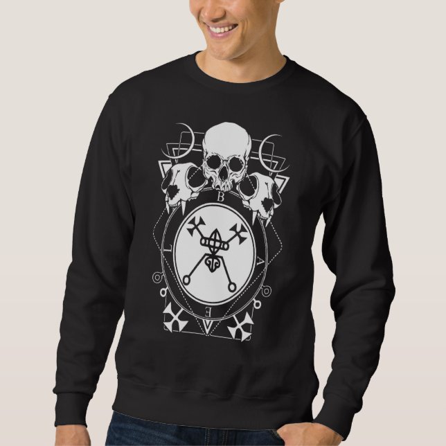 Sudadera Occult Wicca Skeleton Gótico Gótico Pagan Witc (Anverso)
