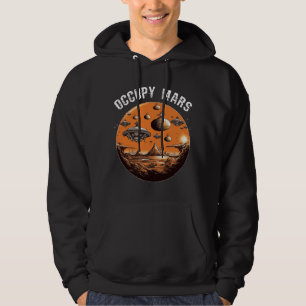 Sudadera Occupy Mars Space Explorer Astronomy Rocket Scienc