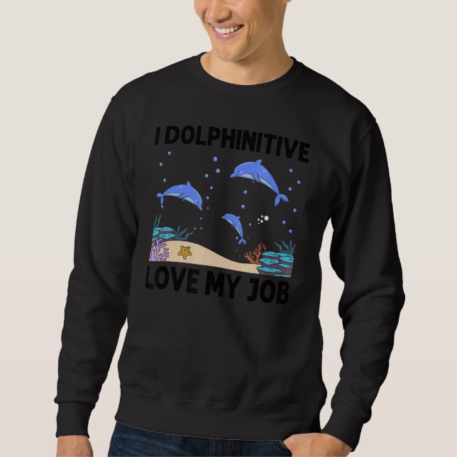 Sudadera Ocean Scientist for Marine Science and Dolphin Des (Anverso)