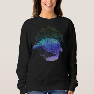 Sudadera Océano animal polinesio de tatuaje marino Mandala