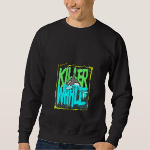 Sudadera Océano ballena asesina para mujeres orcas V-Cuello