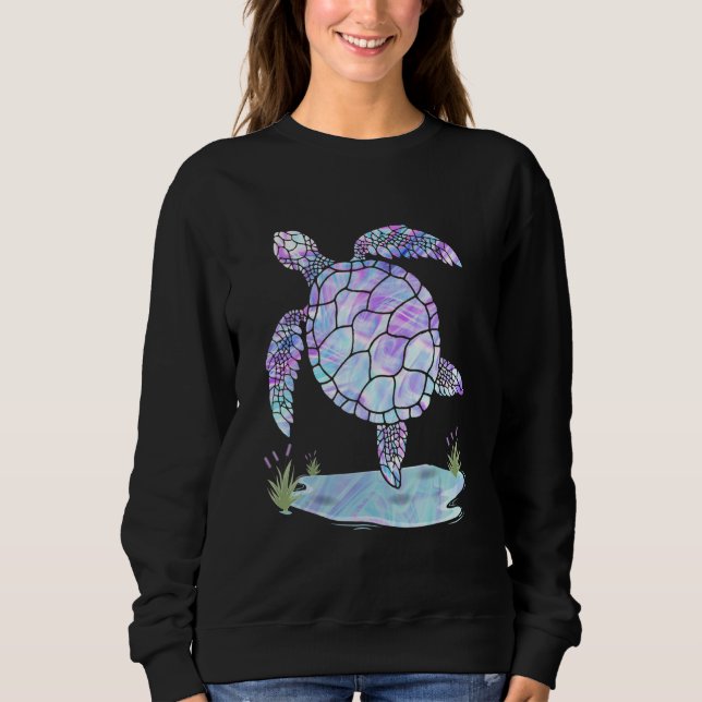 Sudadera Océano marino Holograma Hippie (Anverso)