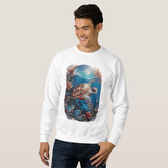 Sudadera Océano Tortoise (Anverso completo)