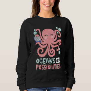 Sudadera Océanos de posibilidades de lectura de verano cami