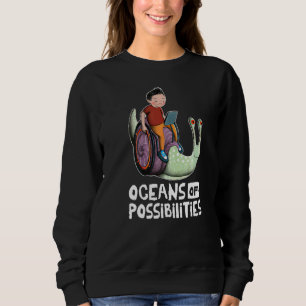 Sudadera Océanos De Posibilidades De Pescado Animal Mar Rea