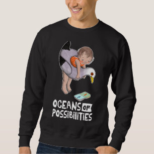 Sudadera Océanos De Posibilidades De Pescado Animal Mar Rea