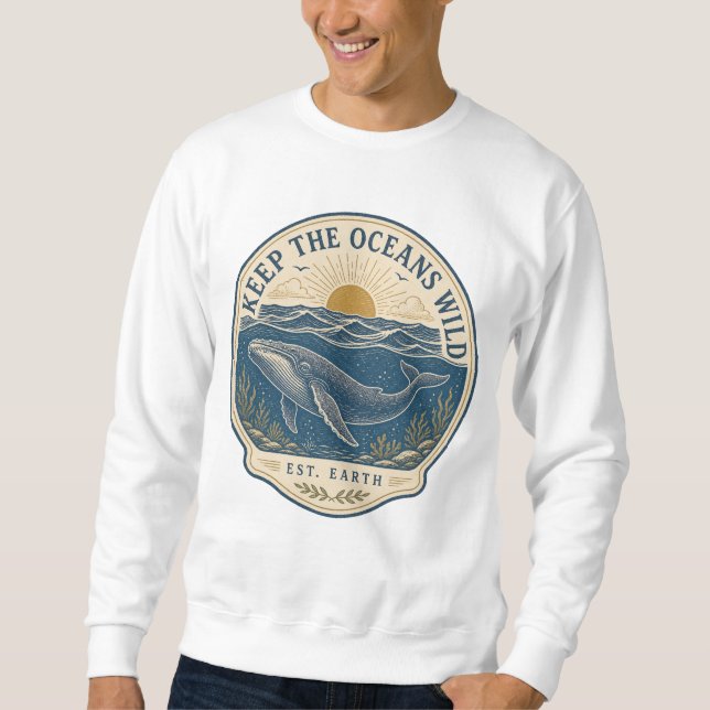 Sudadera Océanos Salvajes (Anverso)
