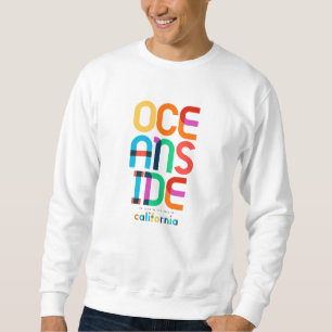 Sudadera Oceanside California Mid Century, Pop Art,