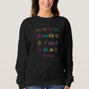 Sudadera Ochenteros nostalgia retro vintage años 80