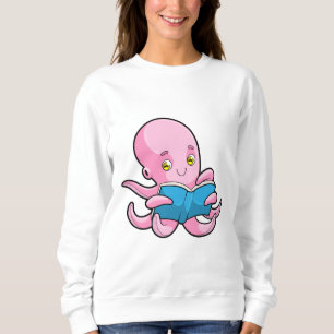 Sudadera Octopus al leer un libro