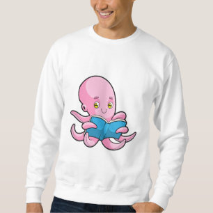 Sudadera Octopus al leer un libro