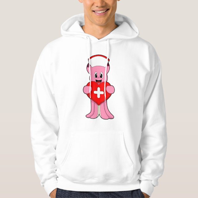 Sudadera Octopus as Nurse with Heart (Anverso)