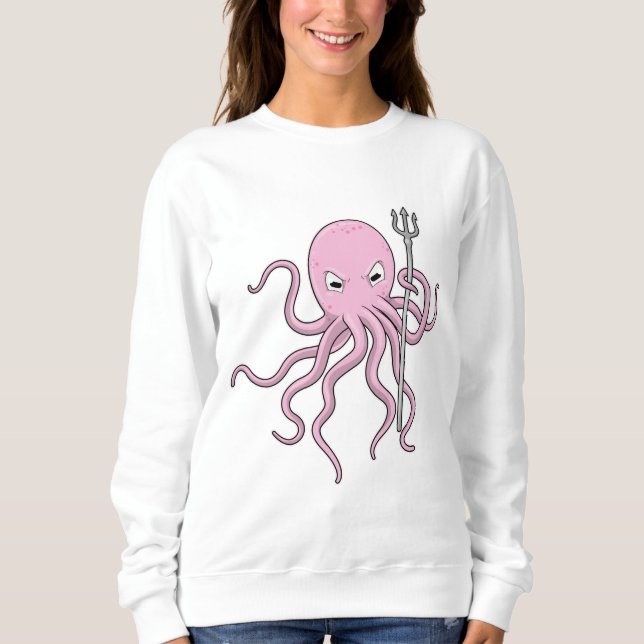 Sudadera Octopus as Wizard con Trident (Anverso)