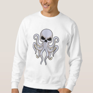 Sudadera Octopus con 8 brazos y cráneo