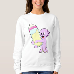 Sudadera Octopus con botella de bebé Leche