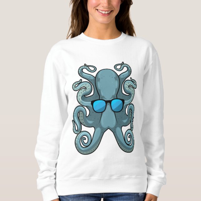 Sudadera Octopus con gafas de sol (Anverso)
