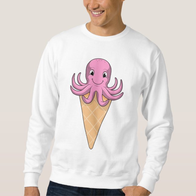 Sudadera Octopus con helado (Anverso)