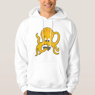 Sudadera Octopus con portátil