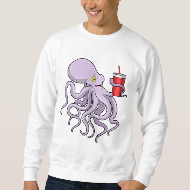 Sudadera Octopus con tazón para beber (Anverso)