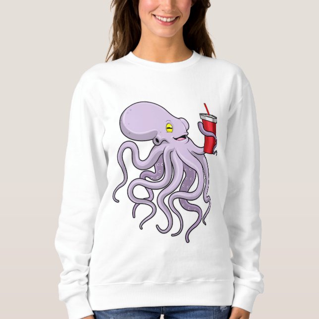 Sudadera Octopus con tazón para beber (Anverso)