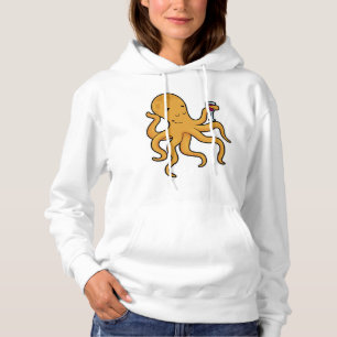 Sudadera Octopus con vidrio de jugo