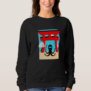Sudadera Octopus Ninja De La Puerta Torii Japonesa De Ninja