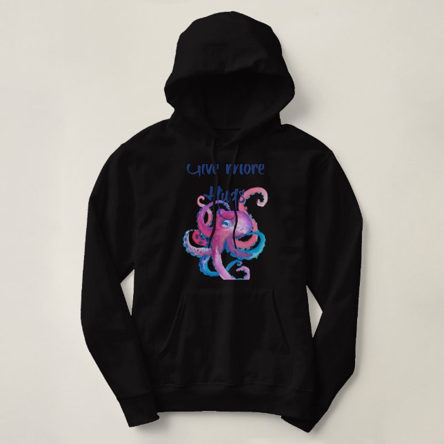 Sudadera Octopus Octopus Lover Gift Octopus Hugs Octo (Diseño del anverso)