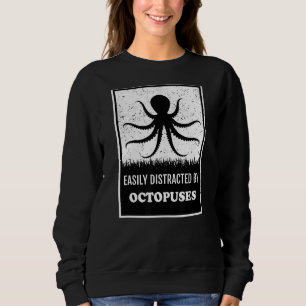 Sudadera Octopus Silhouette Style Deep Sea Animals Octopus