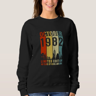 Sudadera Octubre De 1982 40 Años De Asombro