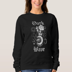 Sudadera Oculto Goth Luna Gótico Punk Grunge Ola Oscura