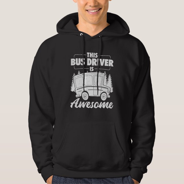 Sudadera Ocupación de los conductores de autobús| Regalo de (Anverso)