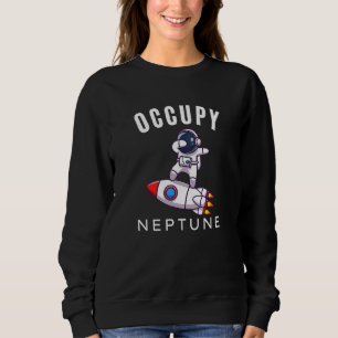 Sudadera Ocupar Neptuno Astronauta Haciendo Dabbing Planeta