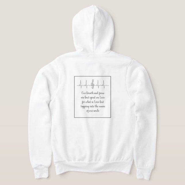 Sudadera Oda a amar a Hoodie por la poeta Adiela Akoo (Distribución Reverso )