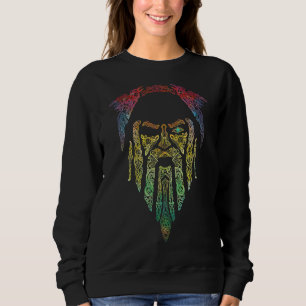 Sudadera Odin Viking T Vikingdress Odinism Raven Beard